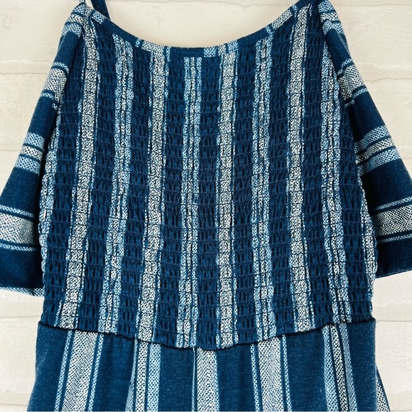 Super Cute Boho Hippie Romper Pantsuit, Shades of Blue, Travel, Summer‎ Size 7-9 - Picture 6 of 13